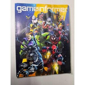 Game Informer Magazine Marvel Ultimate Alliance 3 Cover Black‎ Panther Deadpool